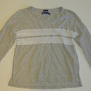 Abercrombie & Finch color block long sleeve shirt